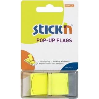 Stick'N Pop Up indexfaner 25x45mm gul