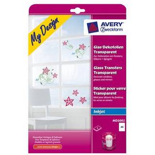 Avery MD3002 Glass transfers, A4