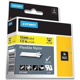 Dymo Rhino flex nylontape 12MM gul
