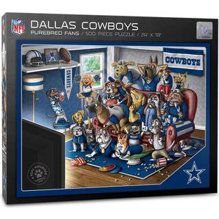 Youthefan NFL Dallas Cowboys Purebrede fans 500 pc puslespil - En rigtig neglebiter
