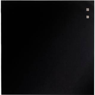 Magnetisk glastavle 35x35 cm - flere farver (Variant: Glastavle Sort)