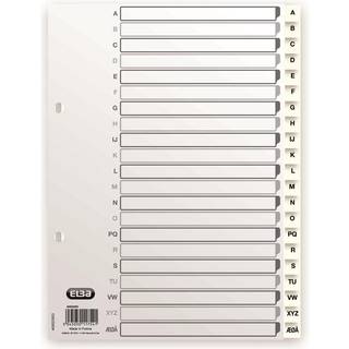 Elba Strong-Line register A5 A-Å i farven hvid