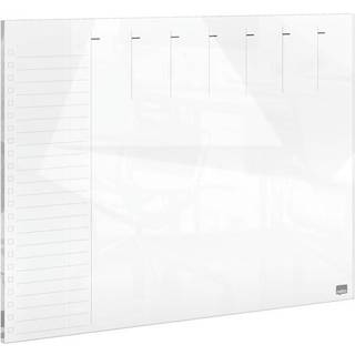 Whiteboard Home glas blok planlæ.43x56cm, Nobo 1915602