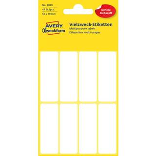 Avery manuel etiket 50x19mm (48)