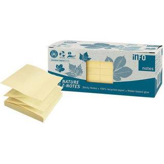 iNFO Nature Z-Notes | 75x75 mm | Gul