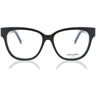 SAINT LAURENT Kvinde SL M33 003 Optiske stel Acetat Sort Firkantet