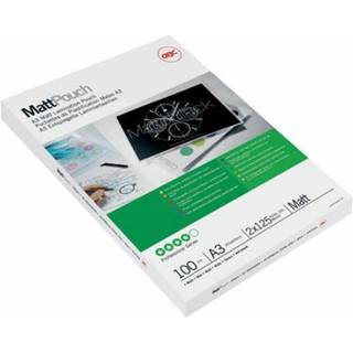 GBC Matt Laminating Pouches A3 2x125 Micron (100)