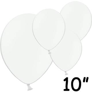 Hvide balloner 10" - 100 stk.