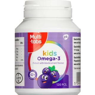 3 for 2 på Multi-tabs Kids Omega-3 Kosttilskud 120 stk