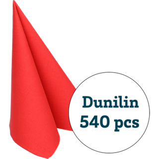 DUNI DUNILIN Serviet 40x40 cm Rød 45 stk (192727)