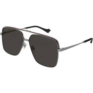 Gucci GG1099SA Asian Fit 001 61 Solbriller Mænd Grå - Ruthenium Grey - 61mm