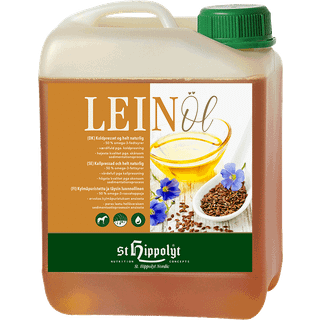 Leinöl - hørfrøolie - 2,5 liter