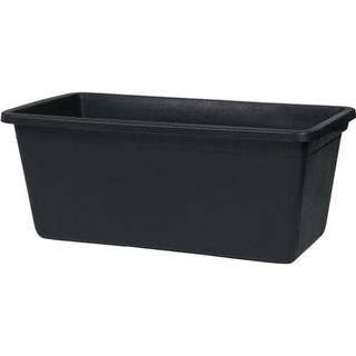 Murerbalje firkant 65 L sort