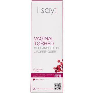 I say: Vaginal Tørhed- Fri fragt over 249