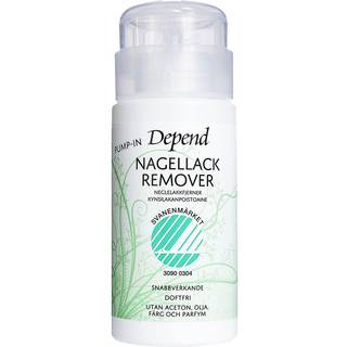 Depend Neglelakfjerner M. Pumpe Svanemærket - 125 ml.