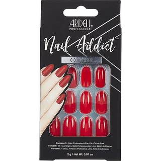 Ardell Nail Addict Colored Cherry Red