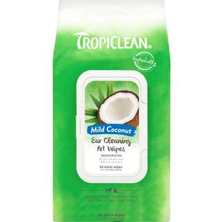 Tropiclean Renseservietter til ører for Kæledyr (50-Pack)