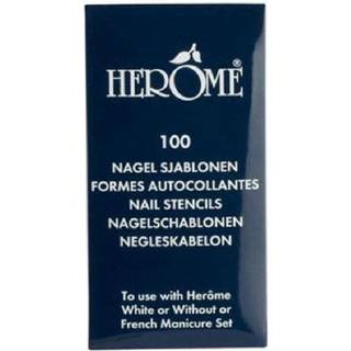 Herôme Negle Negledekoration Negleskabelon 100 Stk. (1,00 kr / 1 stk.) - 100 Stk.