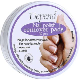 Depend Nail Polish Remover Pads 32 stk.