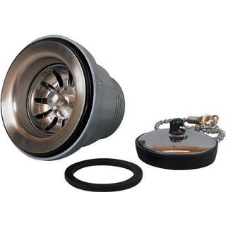 Afløbsforbindelse / bundsi Bark PI1235GR, 1 1/2" G (BSP) (udvendig), plast, grå