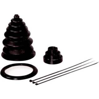 Tætningsbælg båd Ultraflex, delbar, med kabelstrip, Ø115 mm, sort