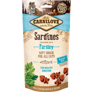 Carnilove Cat Semi Moist Snack Sardiner - 50 g