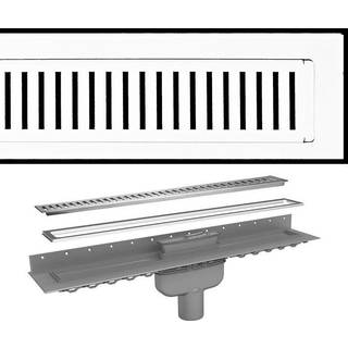 Purus Line 900 mm i hvid, Vandret 50mm