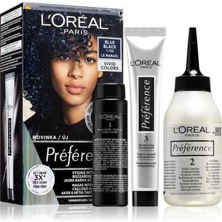 L’Oréal Paris Préférence Vivids Hårfarve Skygge 1.102 blue black 1 stk. - 1 stk.