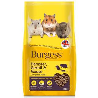 BURGESS Hamster, ørkenrotte & mus  750 g
