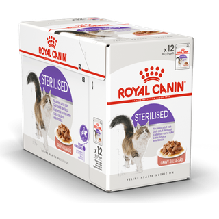 Royal Canin Sterilised Chunks In Gravy 85g (12-Pack)