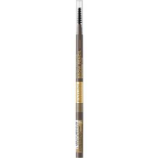 Eveline Cosmetics Micro Precise Vandfast øjenbryn blyant Med 2-i-1 børste Skygge 01 Taupe 4 g - 4 g