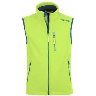 Trollkids Kid's Trollfjord Vest Softshellvest Børn størrelse 104 farve blå