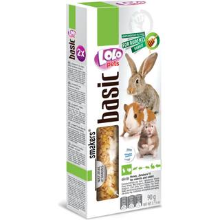 Lolo Pets 2xseed sticks rodent/rabbit honey