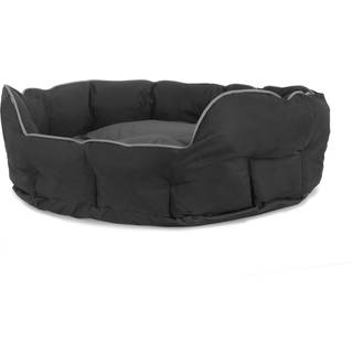 Dogman Bed Buddy Oval Black M 60x50x22cm