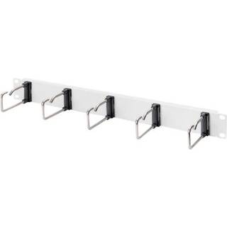 DIGITUS DN-97666 - cable management panel with rings - 1U - 19"