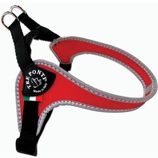 Tre Ponti Justerbar Sele Med Spænde - Rød / 1½. Fra 3 - 4 kg