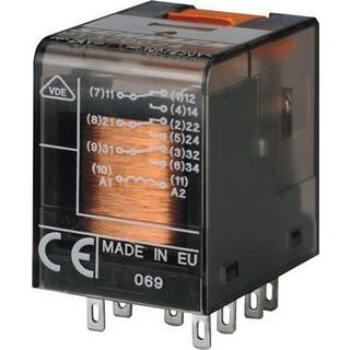 Relæ Pt 6A 4C/O 230Vac M.Led Schrack