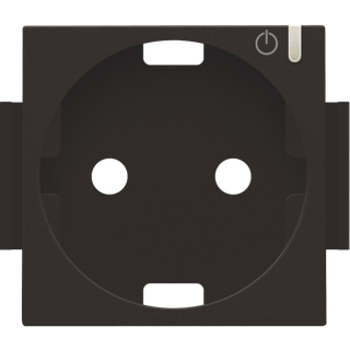 Niko Afdæk smart stikk dark brown