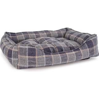 Classic Hundeseng - Gråternet / 75x58 cm