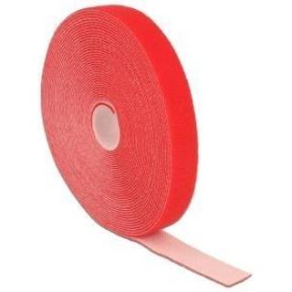 Delock Burrebånd - 20 mm - Rød - 10 m