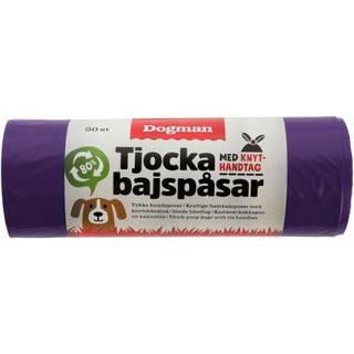 Dogman Hundeposer med hank 50-pack Lilla