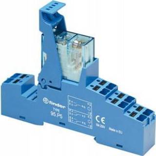 Komplet Relæ 8A 2C/O 24Vdc M.Led Pushin Finder