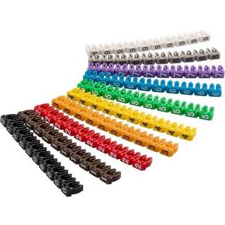 Pro Cable marker clips Digits 0-9 for cable diameters up to 2.5 mm
