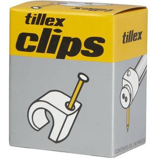 Clips 7-10 20mm sømlængde grå - 100 stk.