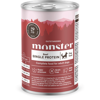 Monster Dog Adult Single Protein Beef - 400 g