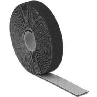 Delock Burrebånd - 20 mm - Sort - 5 m