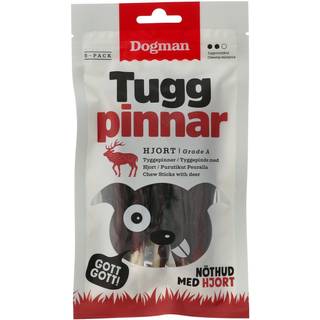 Dogman Tyggepinde Hjort - 12 cm / 5 stk.