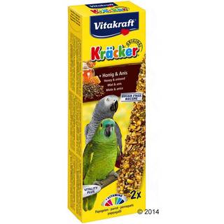VITAKRAFT Kräcker Papegøje med Honning, 2 stk.
