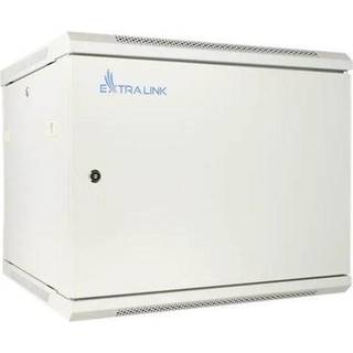 Extralink Rackmount cabinet 9U 600x600 ASP Gray wall mounted, metal door