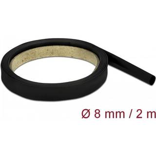 Krympeflex - Isolering af kabler 2:1 - 2 m x 8 mm - Sort